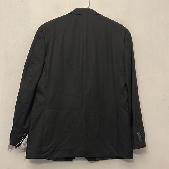 Sean John Black Suit Jacket with leaf pattern interior Size 42 Regular New - Picture 7 of 10